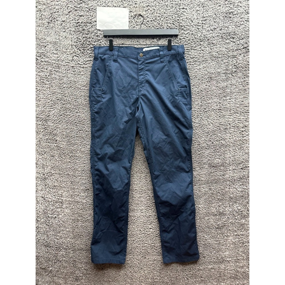 Carhartt Force Relaxed Fit Ripstop Utility Work Pant Navy Blue Mens Size 32 x 34